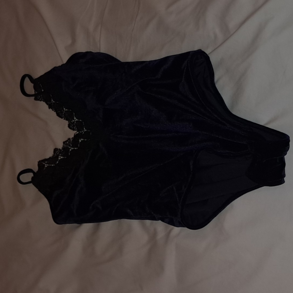 Blush Noir blue/black body suit